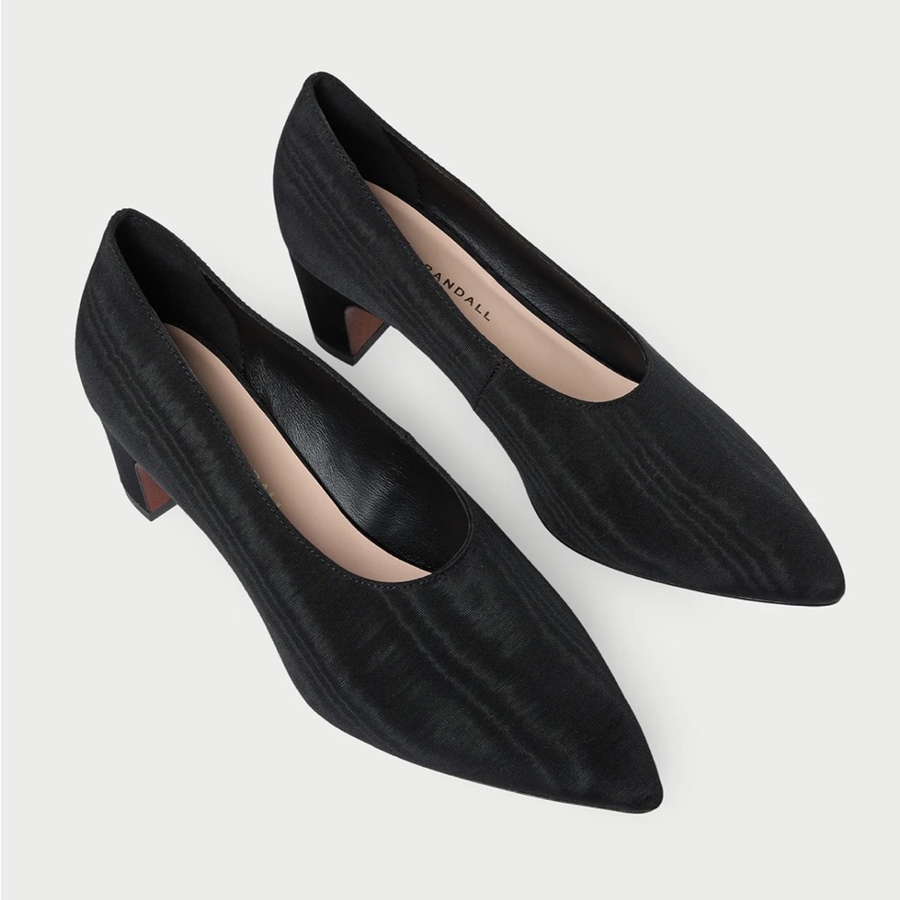 Loeffler Randall Maeve Black Moiré Pump